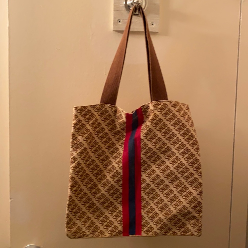 Vintage Snob Tote Bag